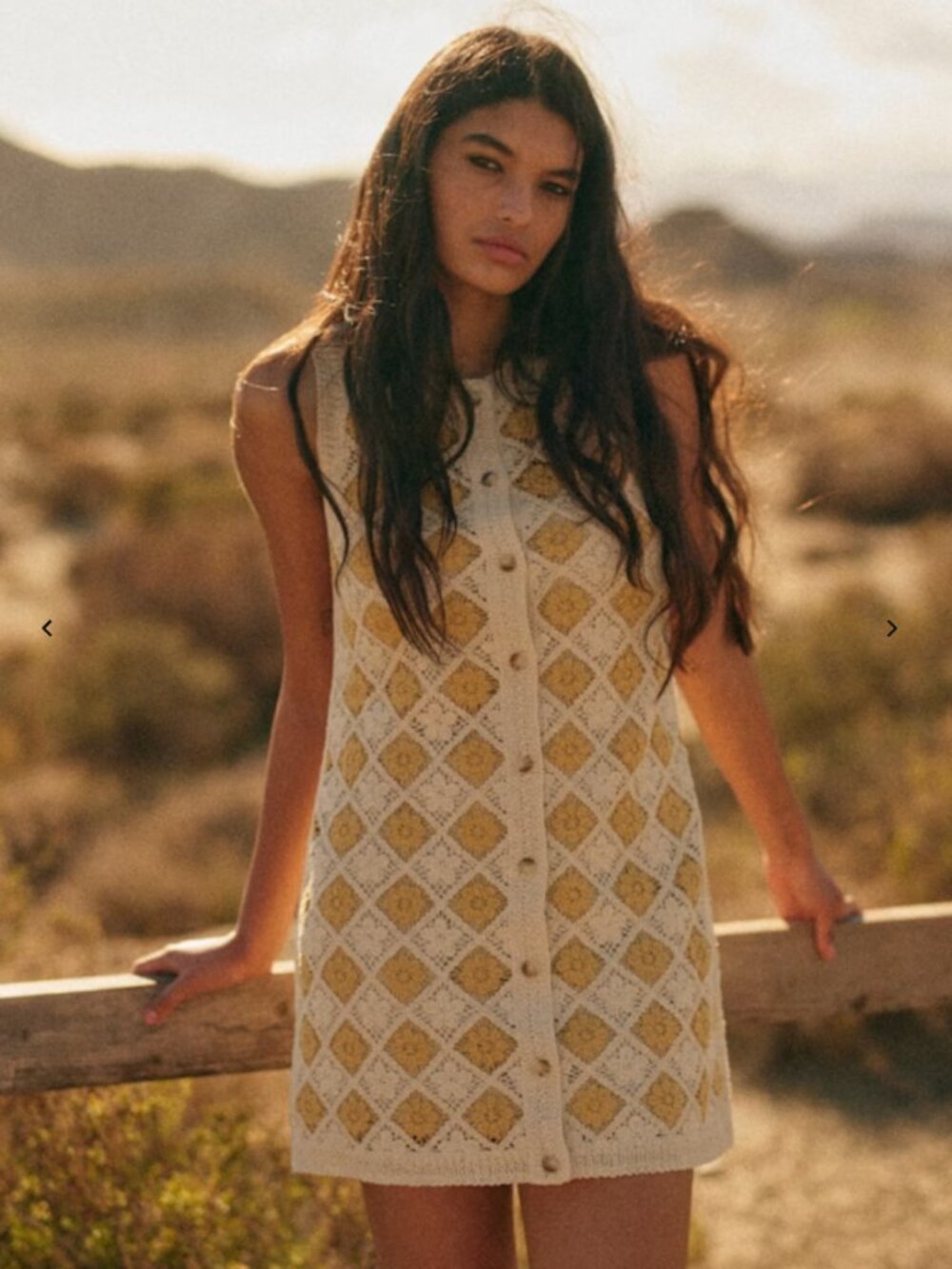Sezane Like New Beautiful Crochet Mini Dress Marie Dress